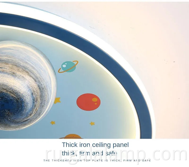 Детская комната спальня светодиодная потолочная легкая планета астронавт астронавт